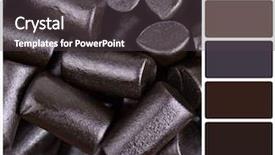  Presentation with cut - Theme having rgb cmyk color - background of cut pieces background and a dark gray colored foreground