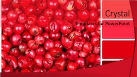  Presentation with color pink - Theme with rgb cmyk color - background of pink peppercorns background and a red colored foreground