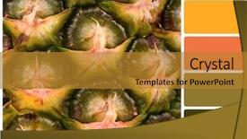  Presentation with pineapple - Amazing theme having rgb cmyk color - closeup background texture of fresh backdrop and a gold colored foreground