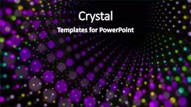  Presentation with light emitting diode - Amazing theme having rgb light emitting diode display backdrop and a black colored foreground