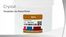  Presentation with fluoride - Slide deck featuring rhf4-rhodium-iv-fluoride-chemical background and a white colored foreground