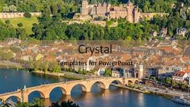  Presentation with germany food rustic - PPT layouts enhanced with closed up steamed crab on white plate background and a coral colored foreground