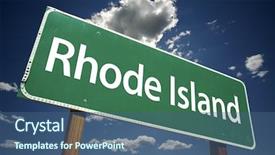  Presentation with island - PPT layouts featuring rhode island road sign background and a  colored foreground