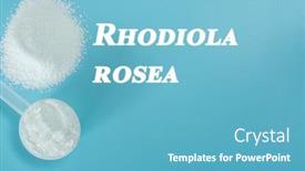  Presentation with cognitive function - Slide deck consisting of rhodiola-rosea-nootropics-or-smart background and a teal colored foreground