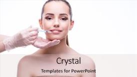  Presentation with beauty - Presentation with rhytidectomy - woman in beauty concept having background and a soft green colored foreground