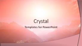  Presentation with mountain view - PPT theme consisting of beautiful mountain view of everest background and a lemonade colored foreground