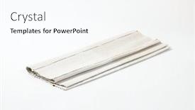  Presentation with cotton - Audience pleasing slides consisting of ribbed-off-white-cotton-place backdrop and a pink colored foreground