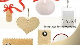  Presentation with labels - PPT layouts consisting of ribbon banner - collection set of blank price background and a lemonade colored foreground