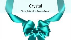  Presentation with ribbon green - Beautiful PPT layouts featuring object on white as frame backdrop and a  colored foreground