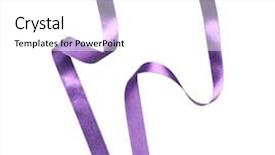  Presentation with skin color natural lavender lemon - Slide set featuring ribbon image for decoration design background and a white colored foreground