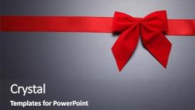  Presentation with black - Beautiful theme featuring ribbon isolated on the black backdrop and a dark gray colored foreground