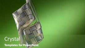  Presentation with ramadan - Theme featuring ribbon-ketupat-for-ramadan-festival background and a seafoam green colored foreground