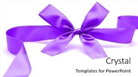  Presentation with satin - Amazing presentation having ribbon on white with shallow backdrop and a  colored foreground