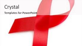  Presentation with white red employees - Colorful presentation enhanced with ribbon sign isolated on white backdrop and a sky blue colored foreground