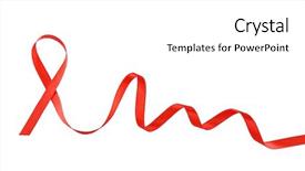  Presentation with red white blue confetti - Slides featuring ribbon sign isolated on white background and a white colored foreground