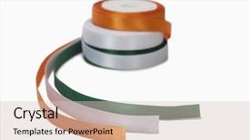  Presentation with india flag - Beautiful slide deck featuring ribbons representing indian flag colors backdrop and a lemonade colored foreground