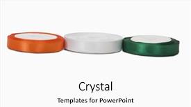  Presentation with indian flag - Amazing PPT layouts having ribbons representing indian flag colors backdrop and a white colored foreground