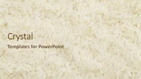  Presentation with rice bran - Presentation theme with rice background background and a  colored foreground