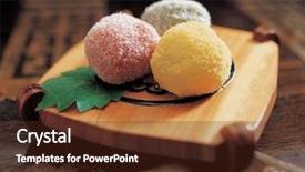  Presentation with korea - Beautiful presentation featuring korean food backdrop and a tawny brown colored foreground