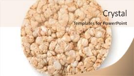  Presentation with whole grain flour - Beautiful PPT layouts featuring grains dried sweet corn - top view of puffed whole backdrop and a lemonade colored foreground