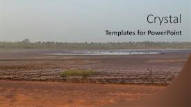 Presentation with rice fields - Slides having rice-fields-outside-bissau background and a light gray colored foreground
