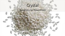  Presentation with rice grain - PPT layouts with rice grains background and a soft green colored foreground
