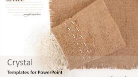  Presentation with rice - Theme featuring rice in a bag background and a lemonade colored foreground