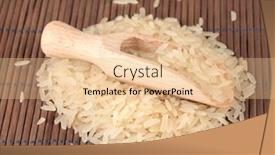  Presentation with bamboo - Beautiful slides featuring rice-in-wooden-scoop backdrop and a lemonade colored foreground