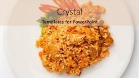  Presentation with onion - Audience pleasing PPT layouts consisting of rice pilaf with meat carrot backdrop and a lemonade colored foreground
