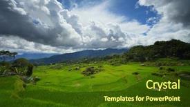  Presentation with sulawesi - PPT layouts enhanced with mountains and dark clouds sulawesi background and a tawny brown colored foreground