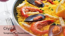  Presentation with seafood paella from spain recipe - Cool new PPT layouts with island survival - their majesties chappell st peter backdrop and a  colored foreground.