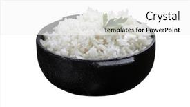  Presentation with rice grain - Theme having rice background and a white colored foreground