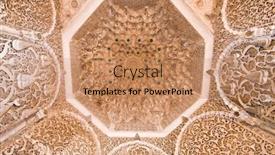  Presentation with rich - Beautiful presentation design featuring rich-decorated-ceiling backdrop and a coral colored foreground