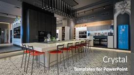  Presentation with rich - Slide set featuring rich-interior-of-premium-luxury background and a gray colored foreground