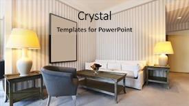  Presentation with apartment - Theme featuring rich picture - interior luxury apartment comfortable classic background and a soft green colored foreground