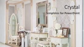  Presentation with elements - Colorful presentation theme enhanced with beautiful spa composition with lavender on white background backdrop and a lemonade colored foreground