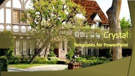  Presentation with rich - Presentation having rich real estate - image of a beautiful southern background and a tawny brown colored foreground