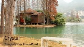  Presentation with sugarcane fields mountains landscape nature - Cool new presentation theme with colorful background duck and chiken backdrop and a light gray colored foreground