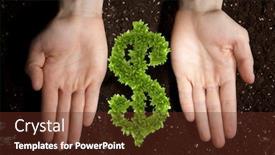  Presentation with rich - Presentation design with rich-soil-for-your-income background and a tawny brown colored foreground