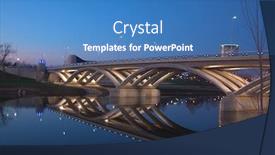  Presentation with columbus - Presentation consisting of midwest us - rich street bridge in columbus background and a teal colored foreground