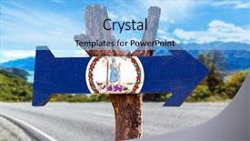  Presentation with virginia - Beautiful presentation design featuring richmond va - virginia flag wooden sign backdrop and a  colored foreground
