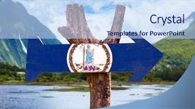  Presentation with virginia - Presentation theme with richmond va - virginia flag wooden sign background and a  colored foreground