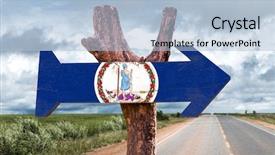  Presentation with virginia - Colorful presentation enhanced with richmond va - virginia flag wooden sign backdrop and a  colored foreground