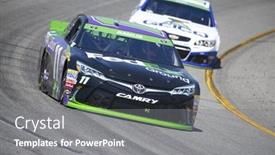  Presentation with race car - Slide deck having richmond-va-apr-24-2015 background and a gray colored foreground