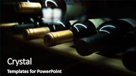  Presentation with riddle - PPT layouts consisting of riddle - wine cellar with old riesling background and a black colored foreground