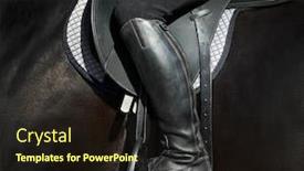  Presentation with black woman - Theme consisting of rider-s-foot background and a wine colored foreground