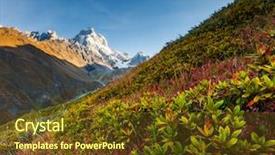  Presentation with work place violence - Colorful presentation theme enhanced with ridge artistic picture beauty world backdrop and a tawny brown colored foreground