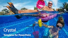  Presentation with black couple having fun - Slides enhanced with ridicule - young couple have fun background and a teal colored foreground