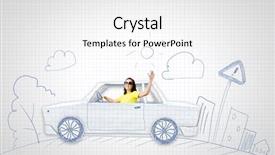  Presentation with woman car driver map - Cool new PPT layouts with participants in the birthday party make a group photo they are sitting on a couch and showing that they are having fun group of people posing and smiling backdrop and a dark gray colored foreground