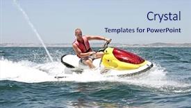  Presentation with atlantic - Amazing slide deck having ocean on a jet ski backdrop and a lemonade colored foreground